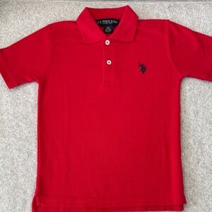 U.S. Polo Assn. Vibrant Red Kids Polo